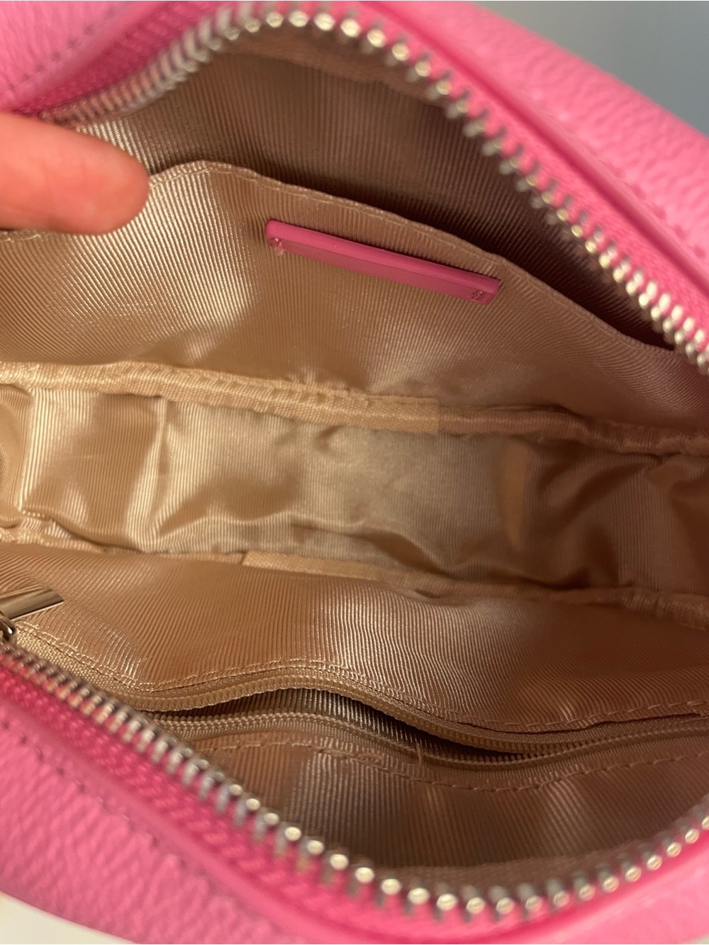Iris & Rainbow Night Out Crossbody Bag in Bubble Gum Pink with Coin Pouch - Picture 7 of 15